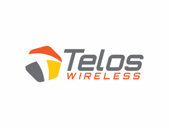 Telos Wireless logo design by intellogo