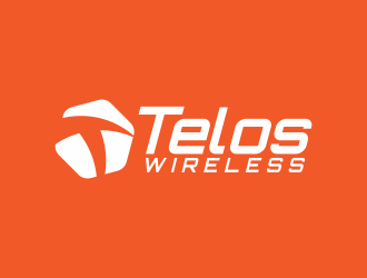 Telos Wireless logo design by intellogo