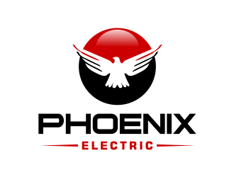 Phoenix Electric logo design by Girly