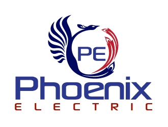 Phoenix Electric logo design by Dawnxisoul393