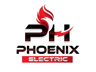 Phoenix Electric logo design by REDCROW