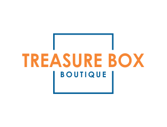 Treasure Box Boutique  logo design by Girly