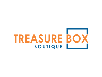 Treasure Box Boutique  logo design by Girly