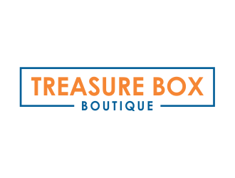 Treasure Box Boutique  logo design by Girly