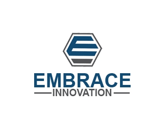 Embrace Innovation logo design by nikkl