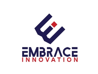 Embrace Innovation logo design by nikkl