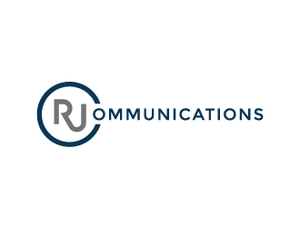 RJ Communications logo design by Kewin