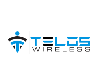 Telos Wireless logo design by tec343