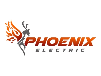 Phoenix Electric logo design by cikiyunn