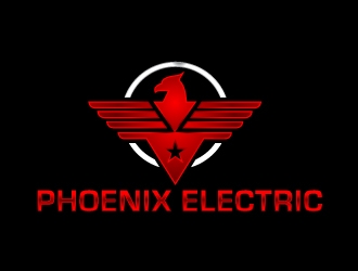Phoenix Electric logo design by nexgen