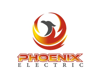 Phoenix Electric logo design by samuraiXcreations