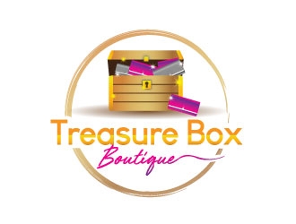 Treasure Box Boutique  logo design by REDCROW