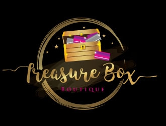 Treasure Box Boutique  logo design by REDCROW