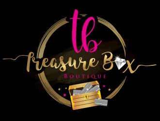 Treasure Box Boutique  logo design by REDCROW