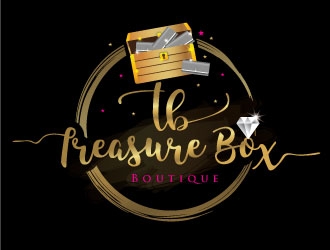 Treasure Box Boutique  logo design by REDCROW