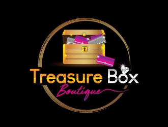 Treasure Box Boutique  logo design by REDCROW