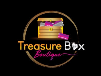 Treasure Box Boutique  logo design by REDCROW