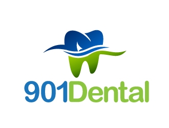 901 Dental logo design by Dawnxisoul393