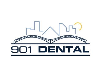 901 Dental logo design by Coolwanz