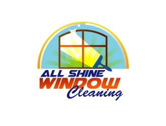 All Shine Window Cleaning logo design by dshineart