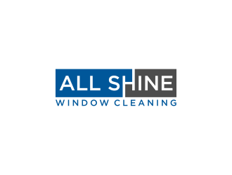 All Shine Window Cleaning logo design by L E V A R