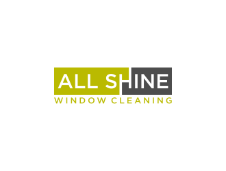 All Shine Window Cleaning logo design by L E V A R