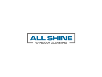 All Shine Window Cleaning logo design by rief