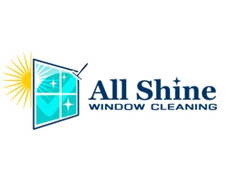 All Shine Window Cleaning logo design by Coolwanz