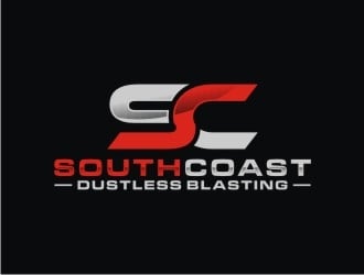 SouthCoast Dustless Blasting logo design by bricton
