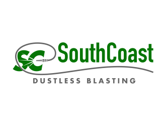 SouthCoast Dustless Blasting logo design by cintoko