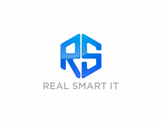 REAL SMART IT SOLUTION LLC logo design by hopee