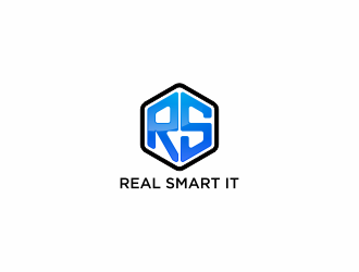 REAL SMART IT SOLUTION LLC logo design by hopee