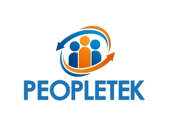 PEOPLETEK logo design by Dawnxisoul393