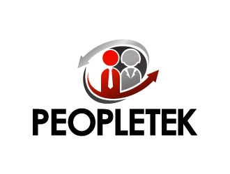 PEOPLETEK logo design by Dawnxisoul393