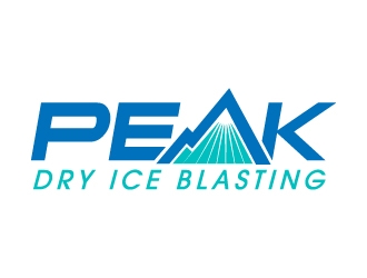 Peak Dry Ice Blasting logo design by jaize
