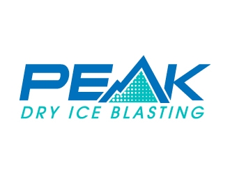Peak Dry Ice Blasting logo design by jaize