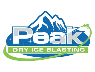 Peak Dry Ice Blasting logo design by ruki