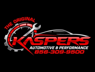 Kaspers Automotive & Performance ( foucus point to be Kaspers) logo design by jaize