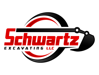 schwartz excavating llc logo design by ArniArts