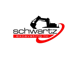 schwartz excavating llc logo design by shernievz
