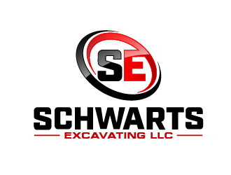schwartz excavating llc logo design by THOR_