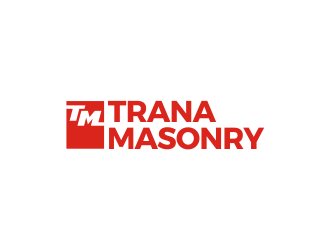 Trana Masonry Inc. logo design by bluepinkpanther_