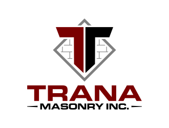 Trana Masonry Inc. logo design by ingepro