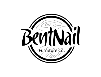 Bent Nail Furniture Co. logo design by AisRafa