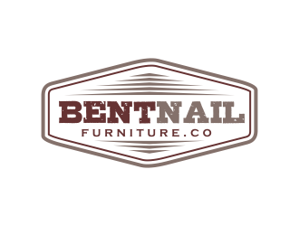 Bent Nail Furniture Co. logo design by AisRafa