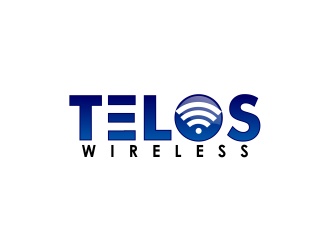 Telos Wireless logo design by perf8symmetry