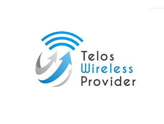 Telos Wireless logo design by nikkl
