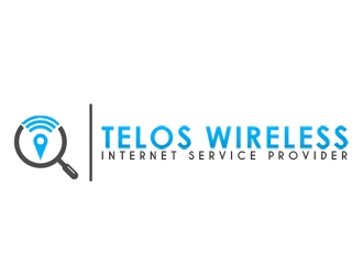 Telos Wireless logo design by nikkl