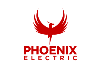Phoenix Electric logo design by pionsign