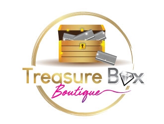 Treasure Box Boutique  logo design by REDCROW